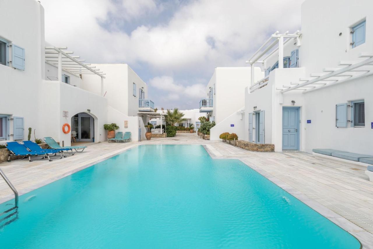 Ivi Mykonean Suites Mimoza Ornos Beach Exterior foto